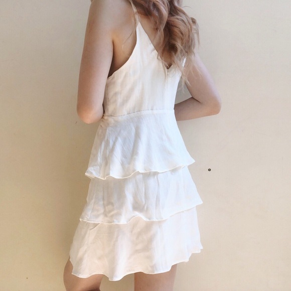 SOFT WHITE DRESS - Picture 4 of 5